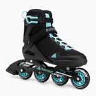 Dámske kolieskové korčule Rollerblade Sirio 80 W black/teal blue