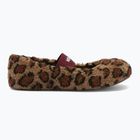 Dámske papuče Moon Boot Fleece Ballerina Leopard cognac/cocoa