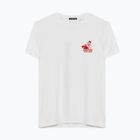 Pánske  tričko Kaotiko Washed Bella Ciao white