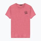 Pánske  tričko Kaotiko Washed No Roles Flower pink flamingo