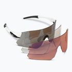 Cyklistické okuliare Tifosi Rail white black/smoke/ac red/clear