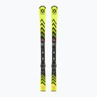 Detské zjazdové lyže Völkl Racetiger Junior Pro + 7.0 VMotion Jr flo yellow/black