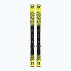 Detské zjazdové lyže Völkl Racetiger Jr Yellow + viazanie 4.5 VMotion Jr 100-120 cm yellow