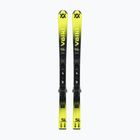 Detské zjazdové lyže Völkl Racetiger Jr Yellow + viazanie 7.0 VMotion Jr 130-160 cm black