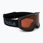 Detské lyžiarske okuliare Bollé Rocket black matte/ rosy bronze