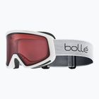 Lyžiarske okuliare Bollé Bedrock white matte/vermillon