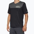 Pánsky cyklistický dres 100% Airmatic black/charcoal