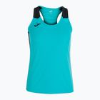 Dámske bežecké tričko Joma Record II Tank Top tyrkysová/čierna