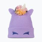 Detska zimna kapa BUFF Knitted Fun unicorn grape ice