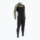 Pánsky plášť Hurley Plus 3/2 mm Fullsuit s potlačou stredne hnedý