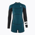 Hurley Advant Shorty Texture 2/2 mm Springsuit black/skyblue dámsky neoprénový oblek