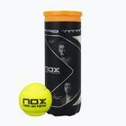 Padelové loptičky NOX Pro Titanium 3 pcs yellow