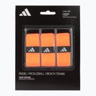 Owijki do rakiet do padla adidas Padel Overgrip Set 3 ks  orange