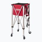 Košík na lopty Nox Foldable Balls Basket With Wheels Red