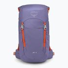 Detský turistický batoh Osprey Jet 18 l euphoria purple/ mars orange