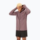 Pánska bežecká bunda NNormal Active Warm albergini/purple