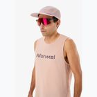 Pánske bežecké tričko NNormal Race Tank dusty pink