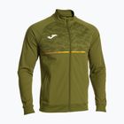 Pánska bežecká mikina Joma Record III Full Zip khaki