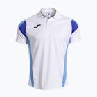Pánske tenisové tričko Joma Montreal white/sky blue