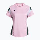 Dámske tenisové tričko Joma Montreal pink/green