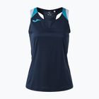 Dámske tenisové tričko Joma Terra Tank Top dark navy/turquoise fluor