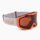 Detské lyžiarske okuliare Bollé Rocket orange matte/ rosy bronze