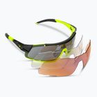 Cyklistické okuliare Tifosi Davos race neon/smoke/ac red/clear