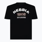 Pánske tréningové tričko NEBBIA Golden Era čierne 19213