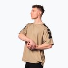Pánske športové tričko NEBBIA Lifting Club light brown