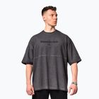 Pánske športové tričko NEBBIA Washed-Off Heavyweight No Shortcuts black