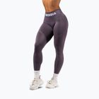 Dámske tréningové legíny NEBBIA Flow Seamless Push-Up dark grey