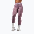 Dámske tréningové legíny NEBBIA Flow Seamless Hight Waist Push Up pink