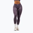 Dámske tréningové legíny NEBBIA Flow Seamless Maximum Push-Up dark grey