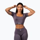 Dámske tréningové tielko  NEBBIA Flow Seamless dark grey