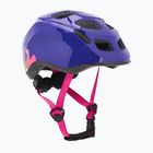 Fialová detská cyklistická prilba Kellys Zigzag 022