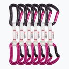 Lezecké expresky Ocun Raven QD Bio-Dyn-Ring 10 cm 6 ks pink