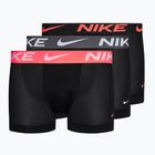 Pánske boxerky Nike Dri-Fit Essential 3 páry black/dark grey/black