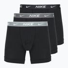 Pánske boxerky Nike Everyday Cotton Stretch 3 pary bi bi/iron grey/clear grey high shine textured wb