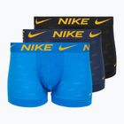 Pánske boxerky Nike Elite Breathe Trunk 3 pary photo blue/midnight navy/black