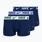 Pánske boxerky Nike Dri-Fit Essential Micro Trunk 3 pairs navy