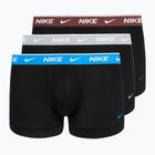 Pánske boxerky Nike Cotton Stretch Trunk 3 pack open black