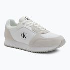 Dámske topánky Calvin Klein YW0YW01644 Runner Laceup Sock Mg Nylon Mix Bright White/Black