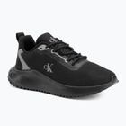 Dámske topánky Calvin Klein YW0YW01851 Eva Runner L-Up Mix Mesh Logo Ck black/mockingbird
