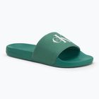 Pánske šľapky Calvin Klein YM0YM01367 Monologo CV Wild Green