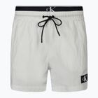 Pánske plavecké šortky Calvin Klein Medium Double WB nimbus cloud