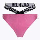 Calvin Klein Spodný diel bikín High Leg Cheeky bold pink