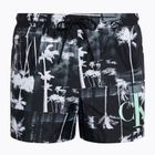 Pánske plavecké šortky Calvin Klein Drawstring-Print palm black