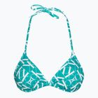 Calvin Klein Triangle-RP Print modrý vrchný diel plaviek s monogramom
