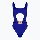 Dámske jednodielne plavky Calvin Klein Cut Out One Piece-RP midnight lagoon