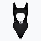 Dámske jednodielne plavky Calvin Klein Cut Out One Piece-RP black